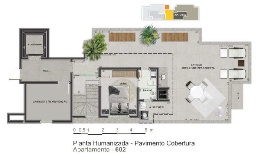 Cobertura, 3 quartos, 145 m² - Foto 4
